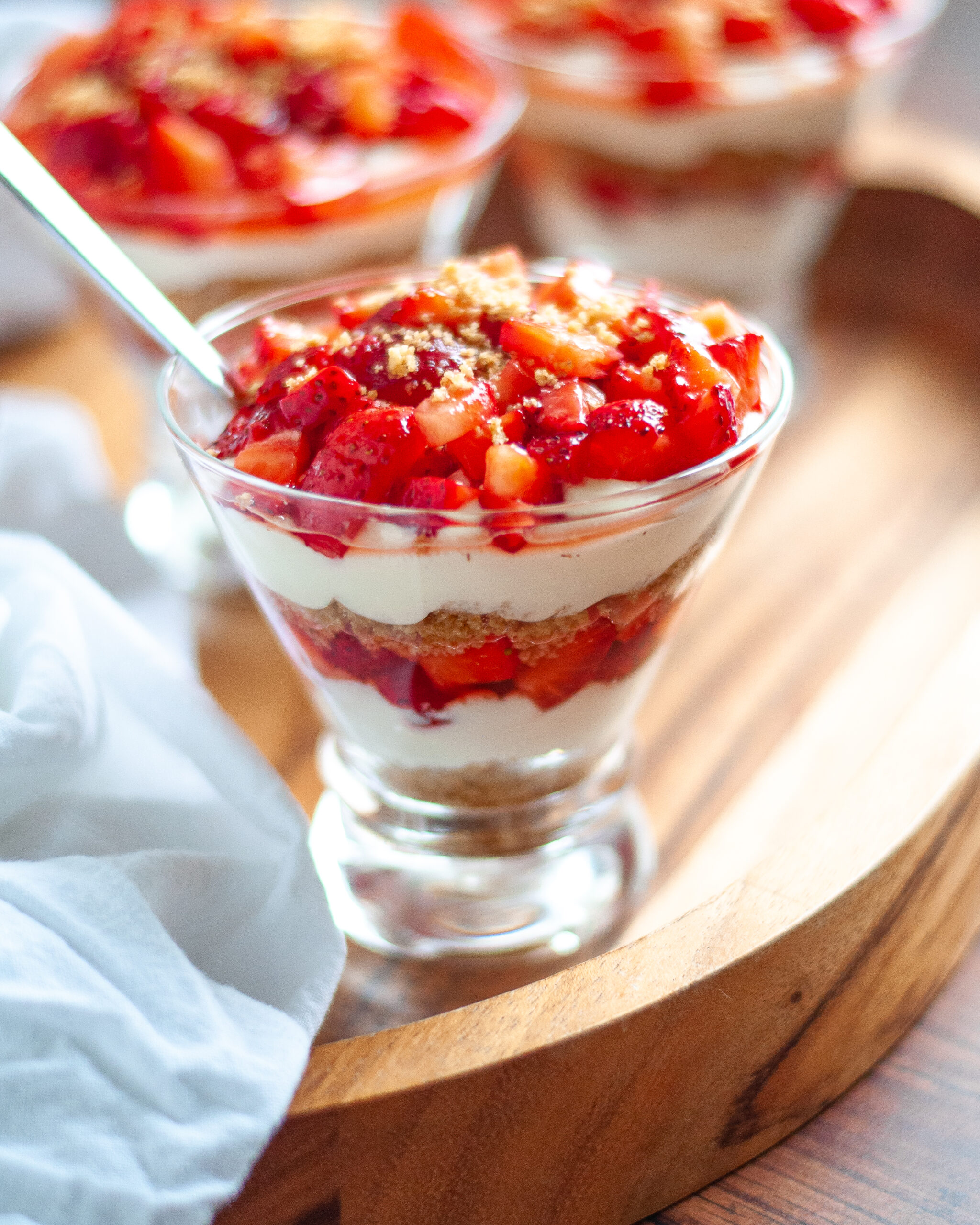 No-Bake Strawberry Mascarpone Parfait