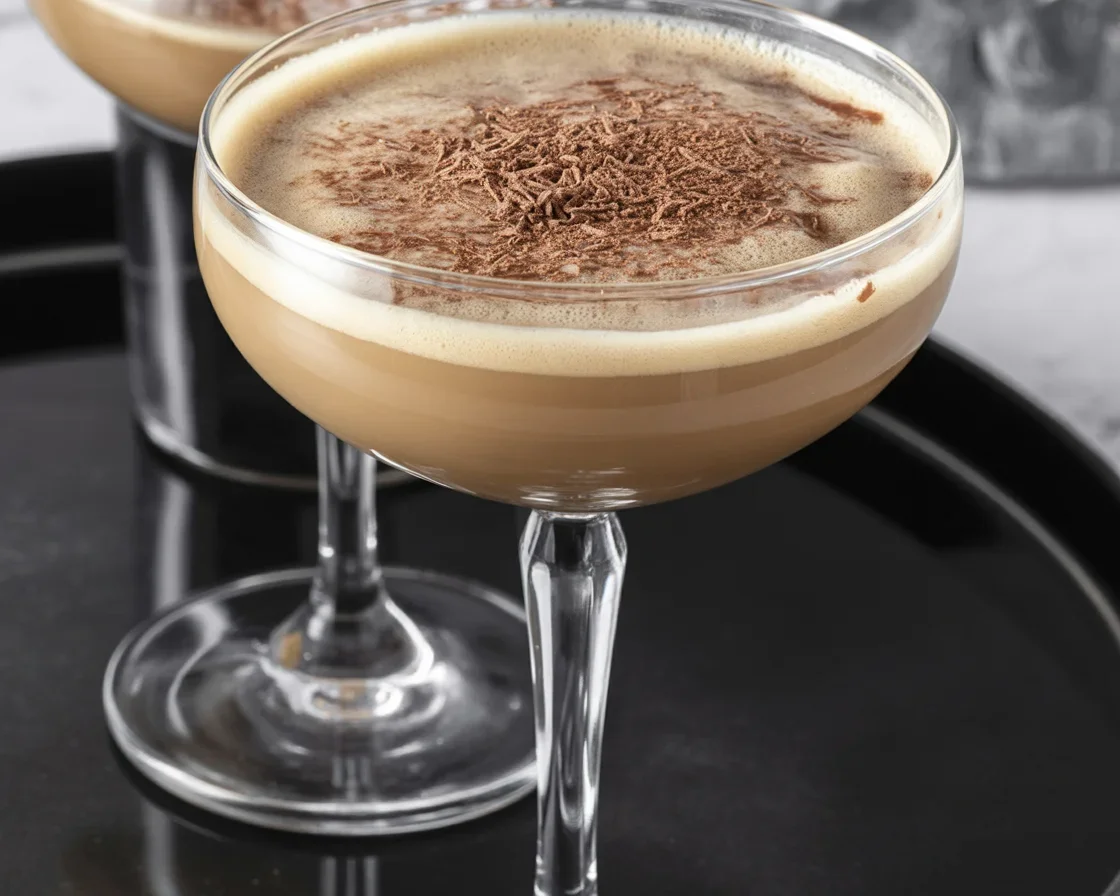 Creamy Vanilla-Chocolate Espresso Martini