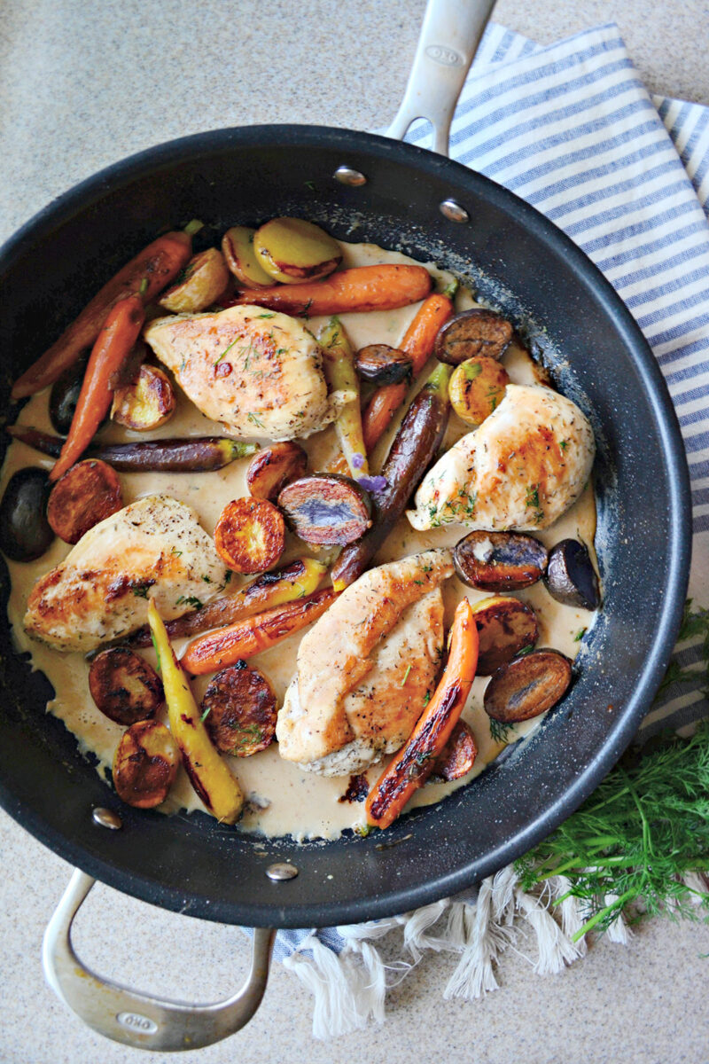 Paleo One-Pot Chicken and Vegetable Skillet