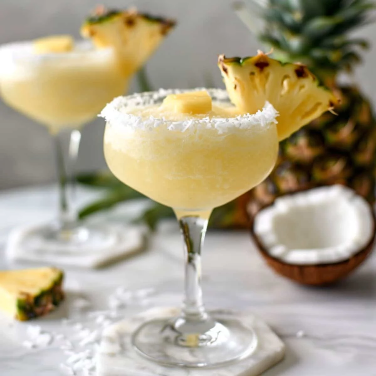 Frozen Coconut Margarita with Pineapple