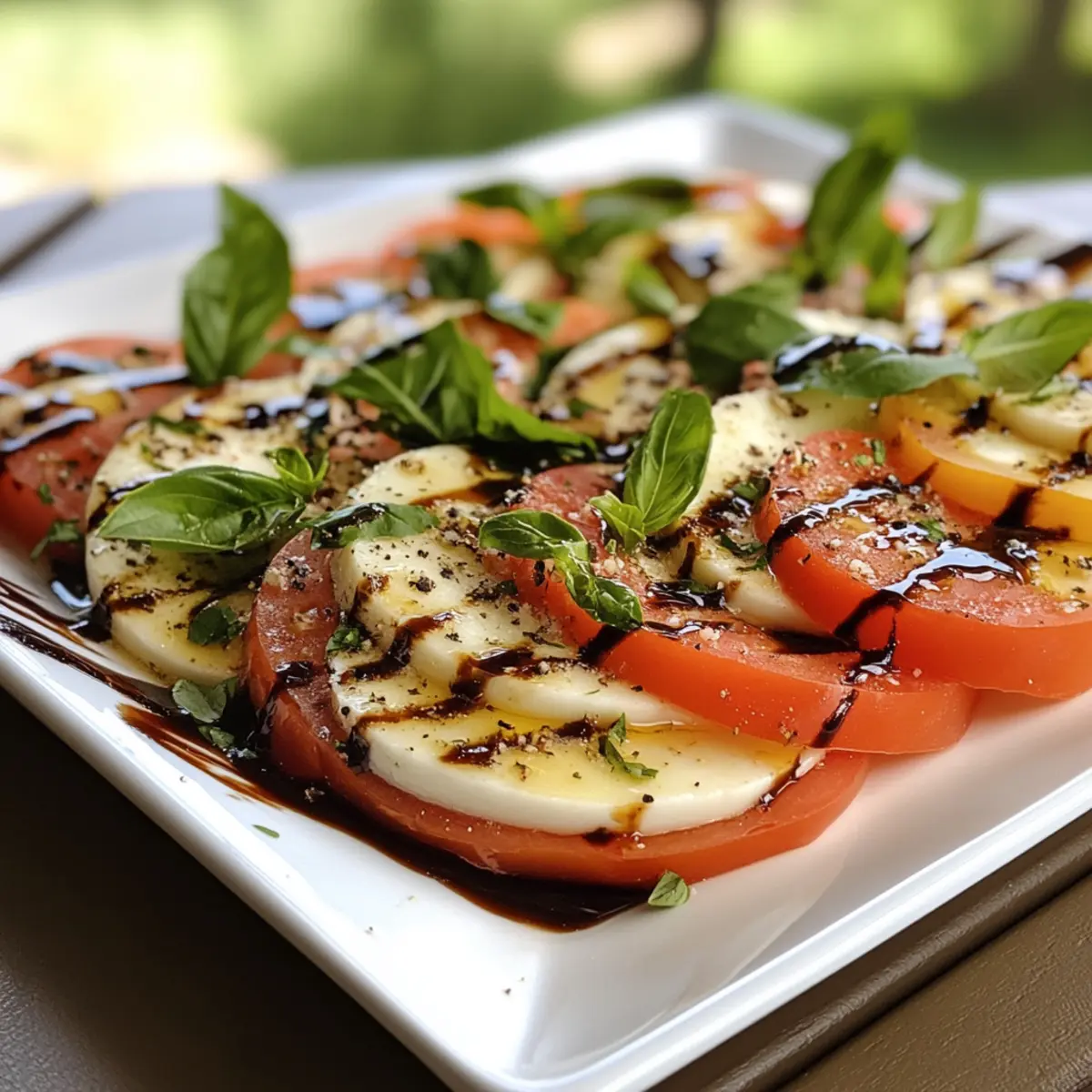 Caprese Salad with Balsamic Glaze