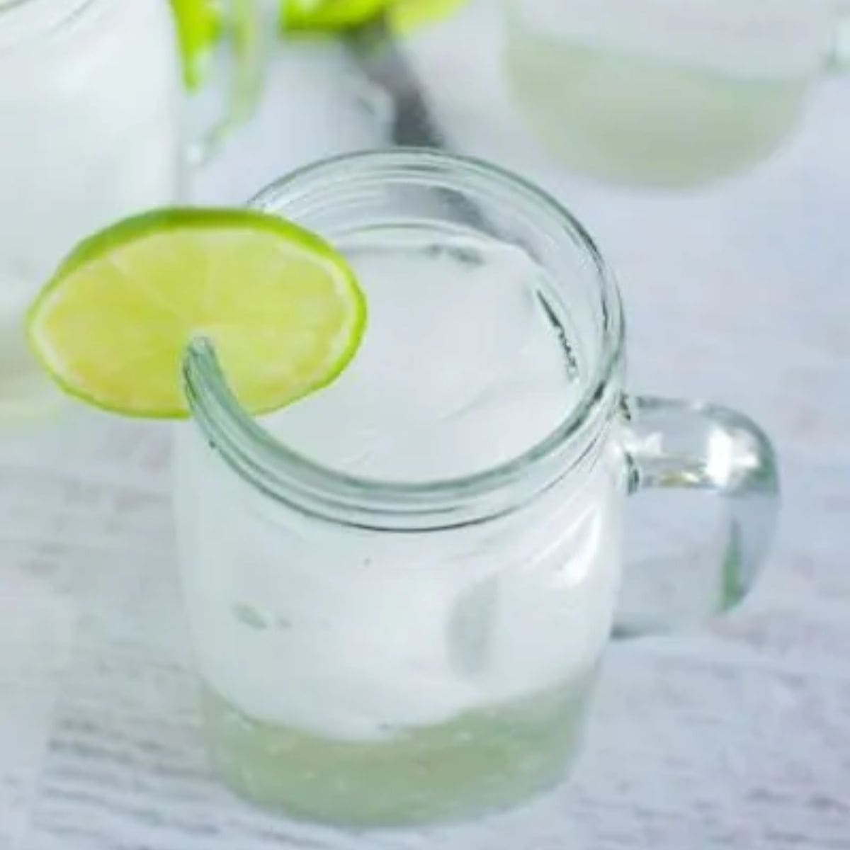 Muddled Ginger Lime Tequila Fizz