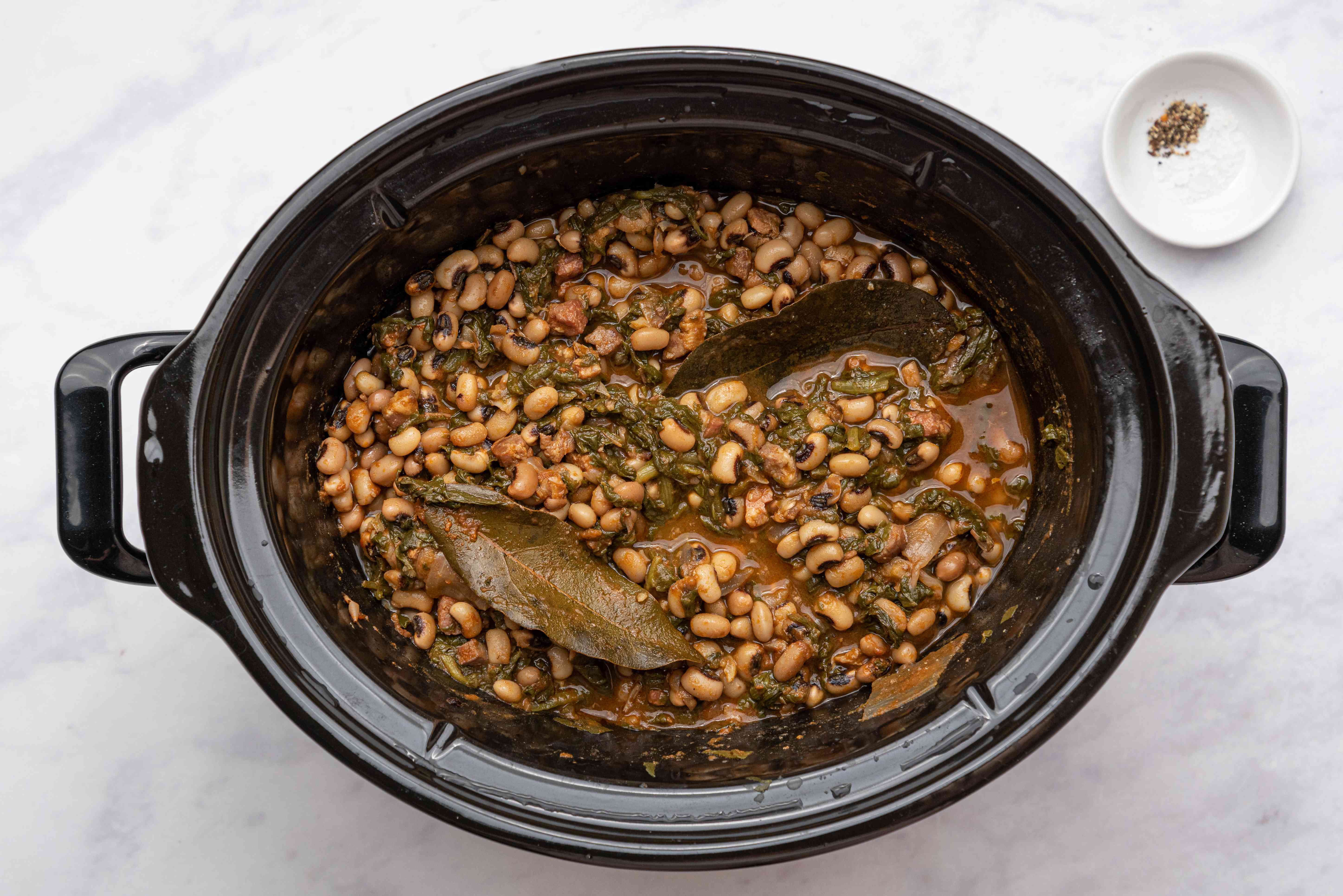 Hearty Southern-Style Collard Green and Black-eyed Pea Stew