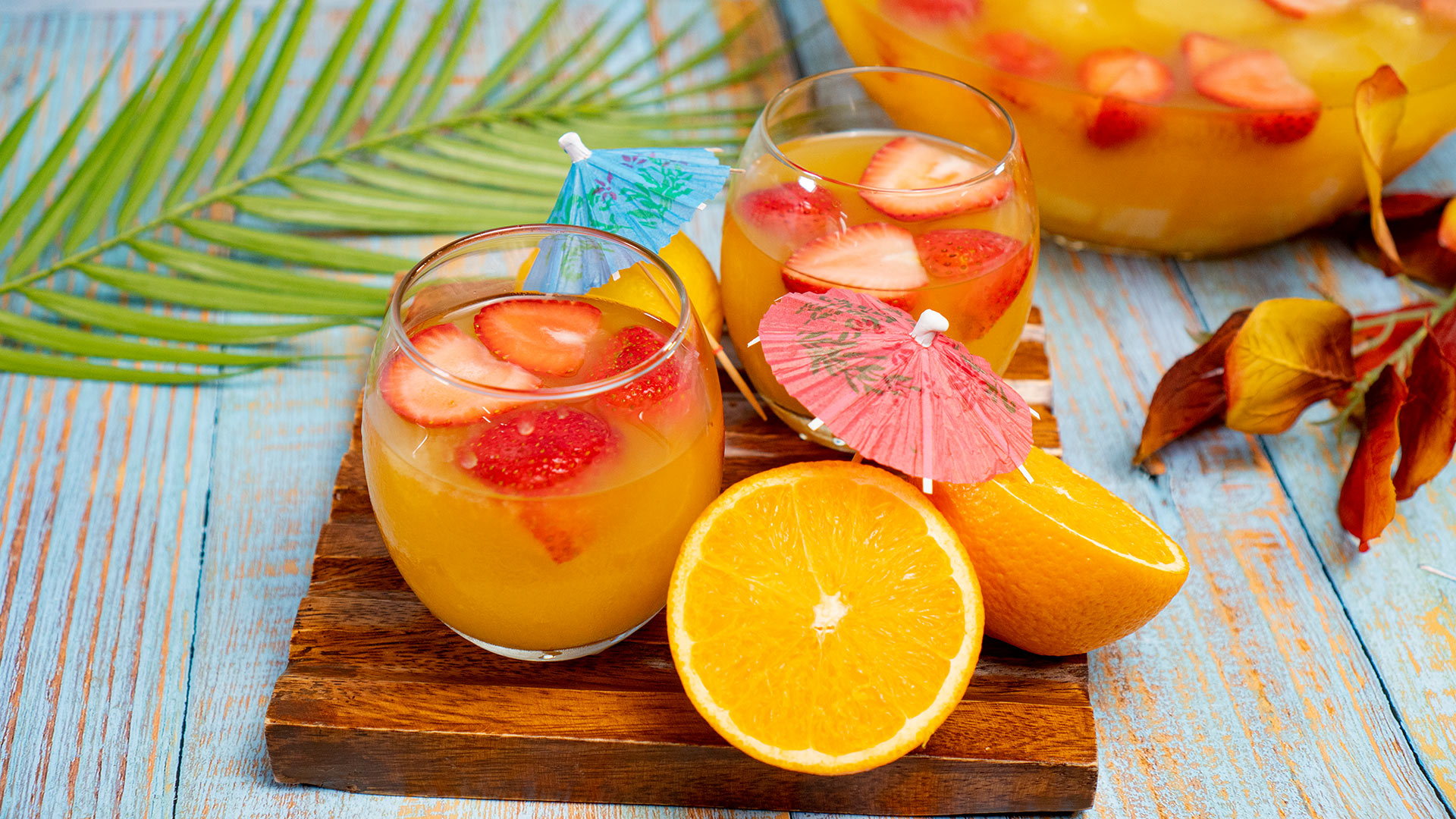 No-Bake Tropical Fruit Punch with Ginger Twist