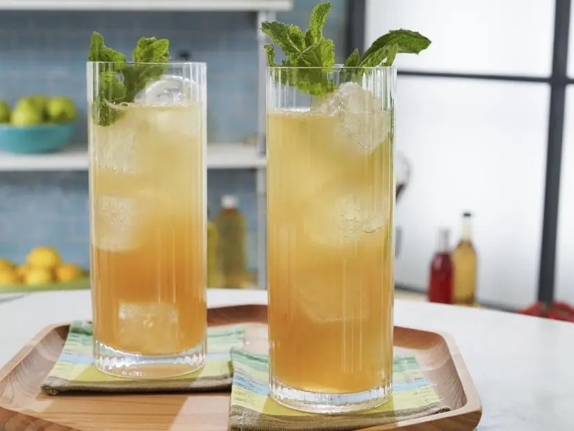 Ginger-Mint Rum Highball