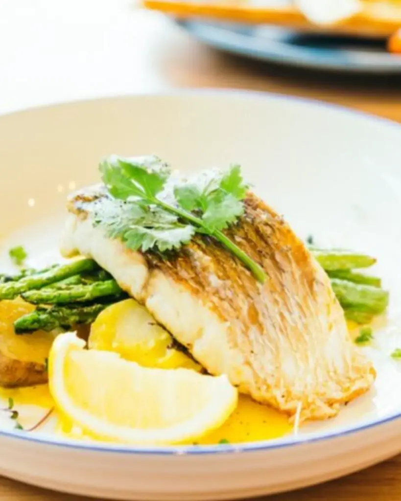 Saltbush-Crusted Barramundi with Lemon Myrtle Butter