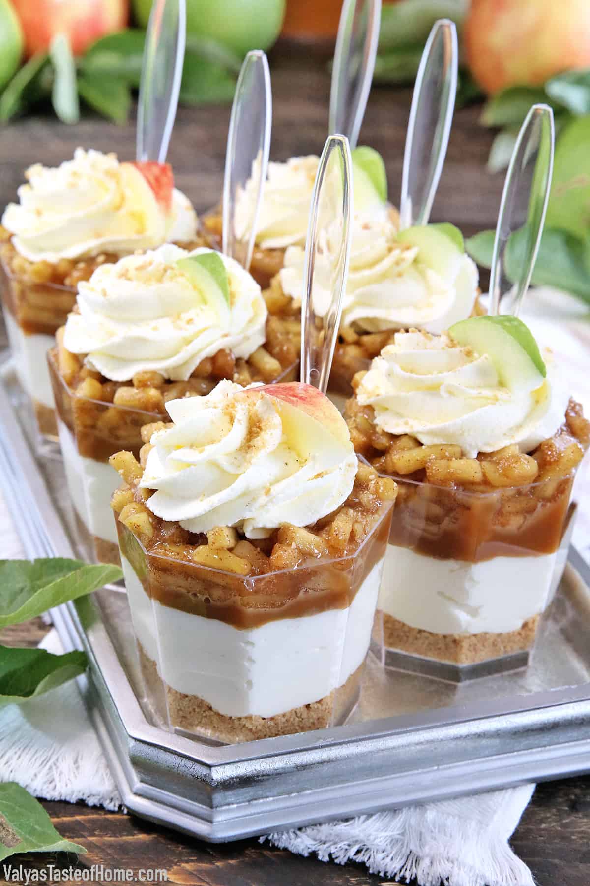 No-Bake Salted Caramel Cheesecake Parfaits