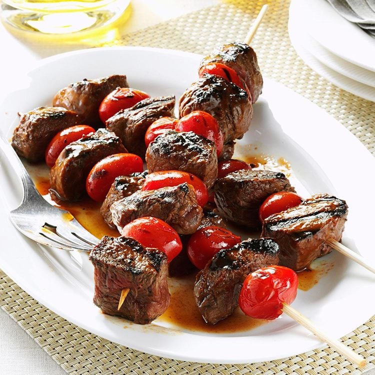 Whiskey-Glazed Beef Skewers with Smoked Paprika