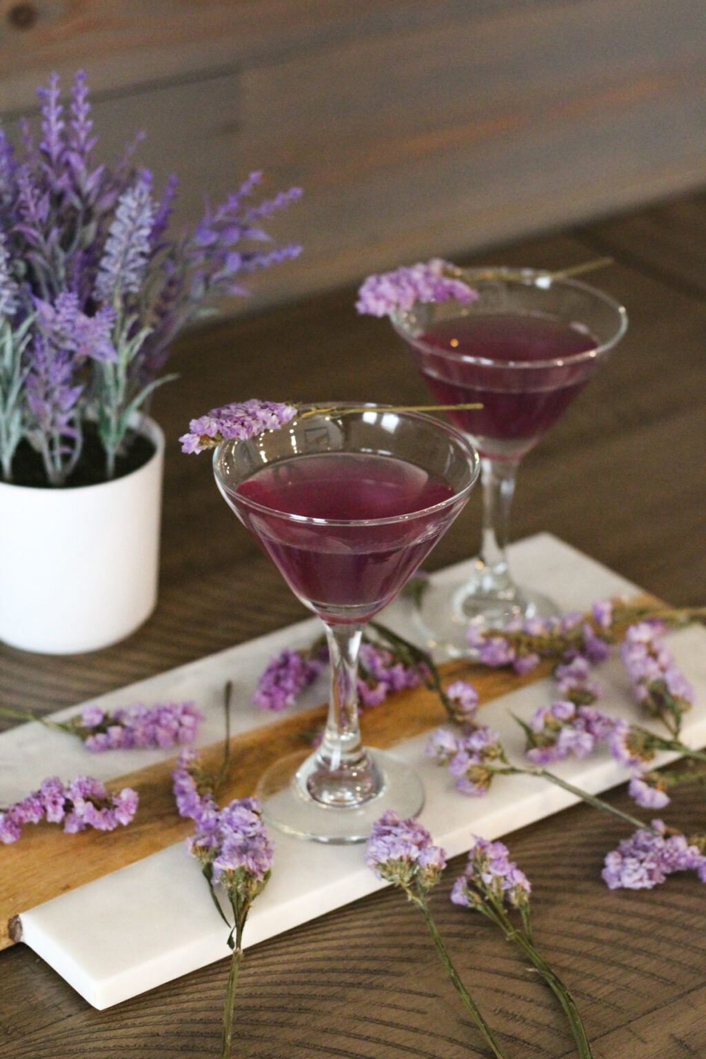 Honey-Lavender Gin Martini