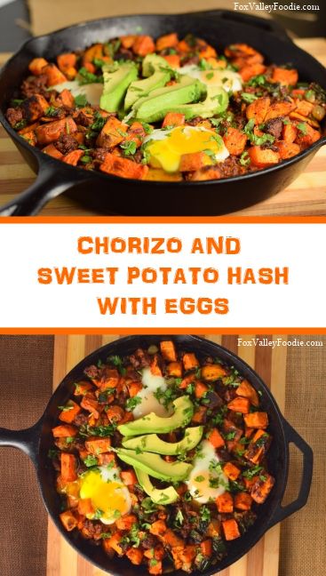 Sheet Pan Spiced Breakfast Hash with Sweet Potatoes and Chorizo