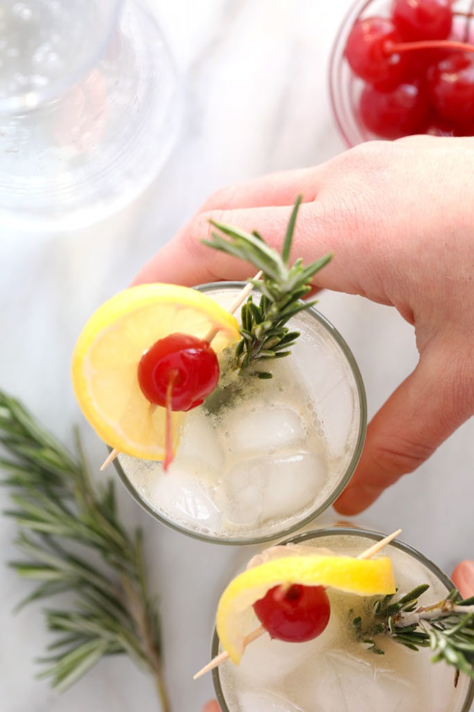 Honey-Rosemary Citrus Collins