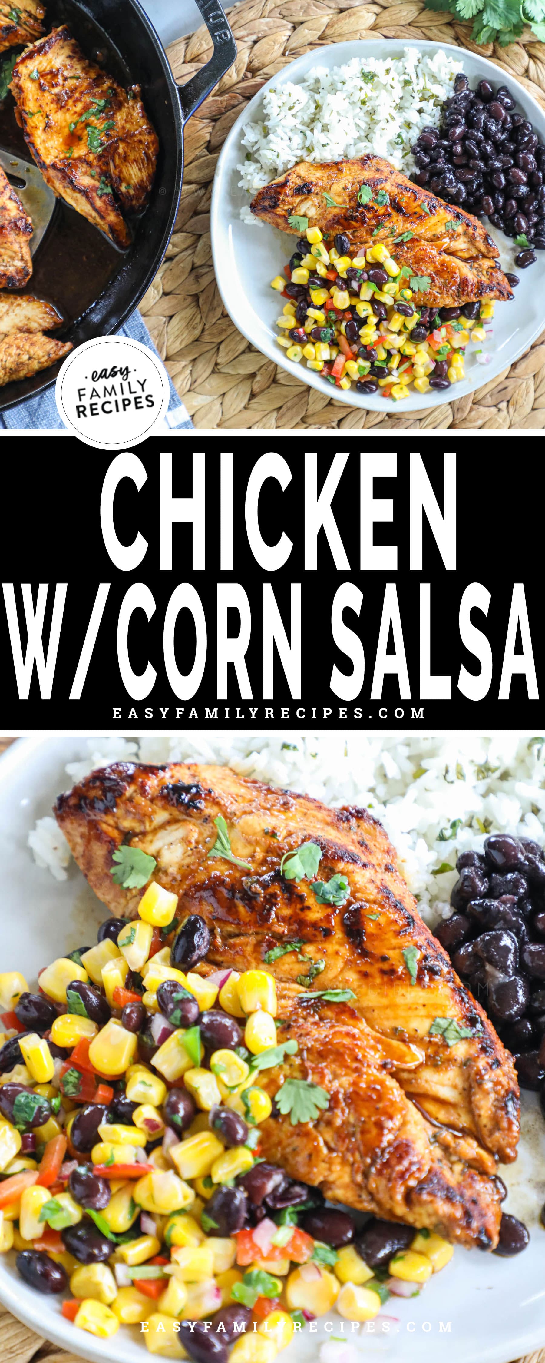 Pan-Seared Chicken with Sonoran Chile and Charred Corn Salsa