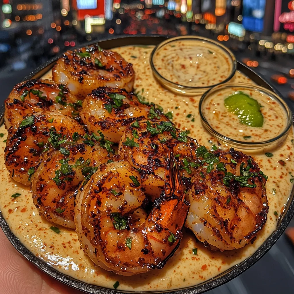 Sautéed Garlic-Ginger Shrimp with Chili-Lime Butter