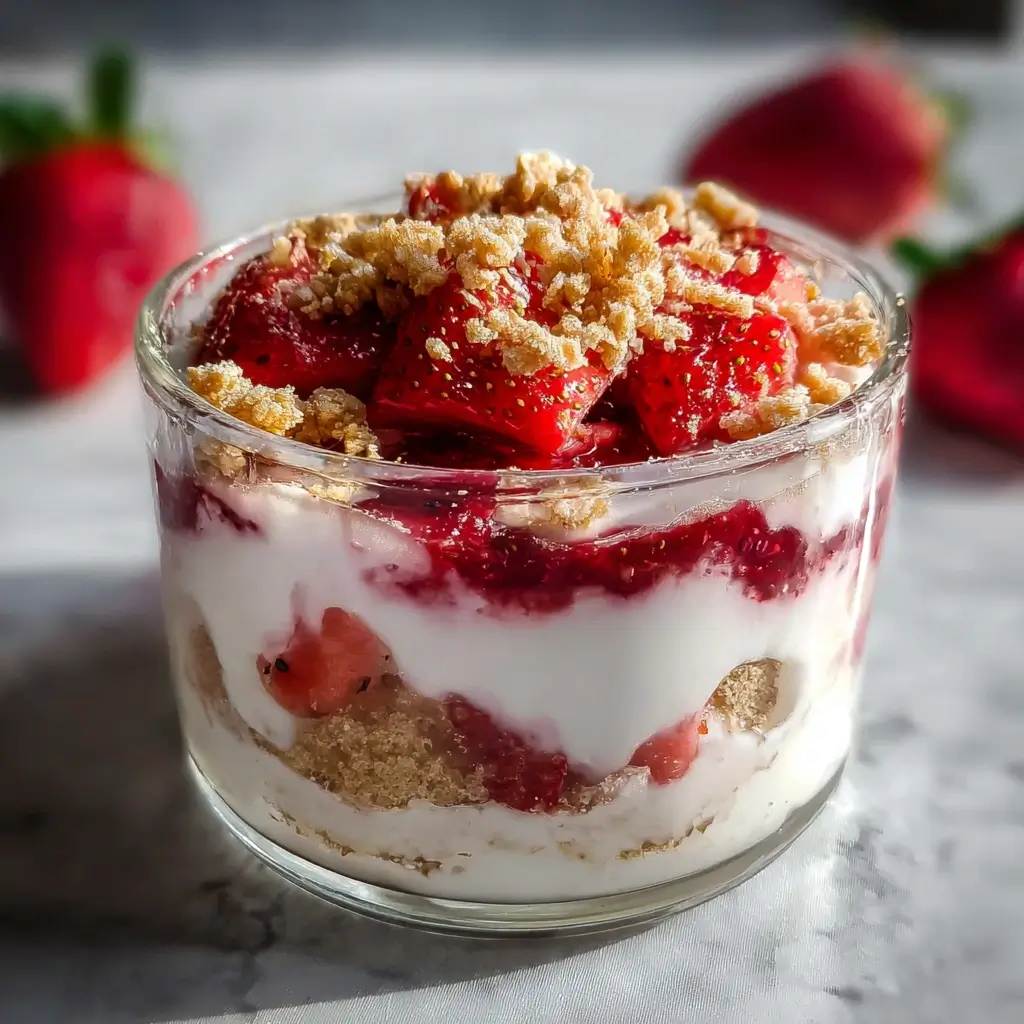 No-Bake Strawberry Yogurt Parfaits