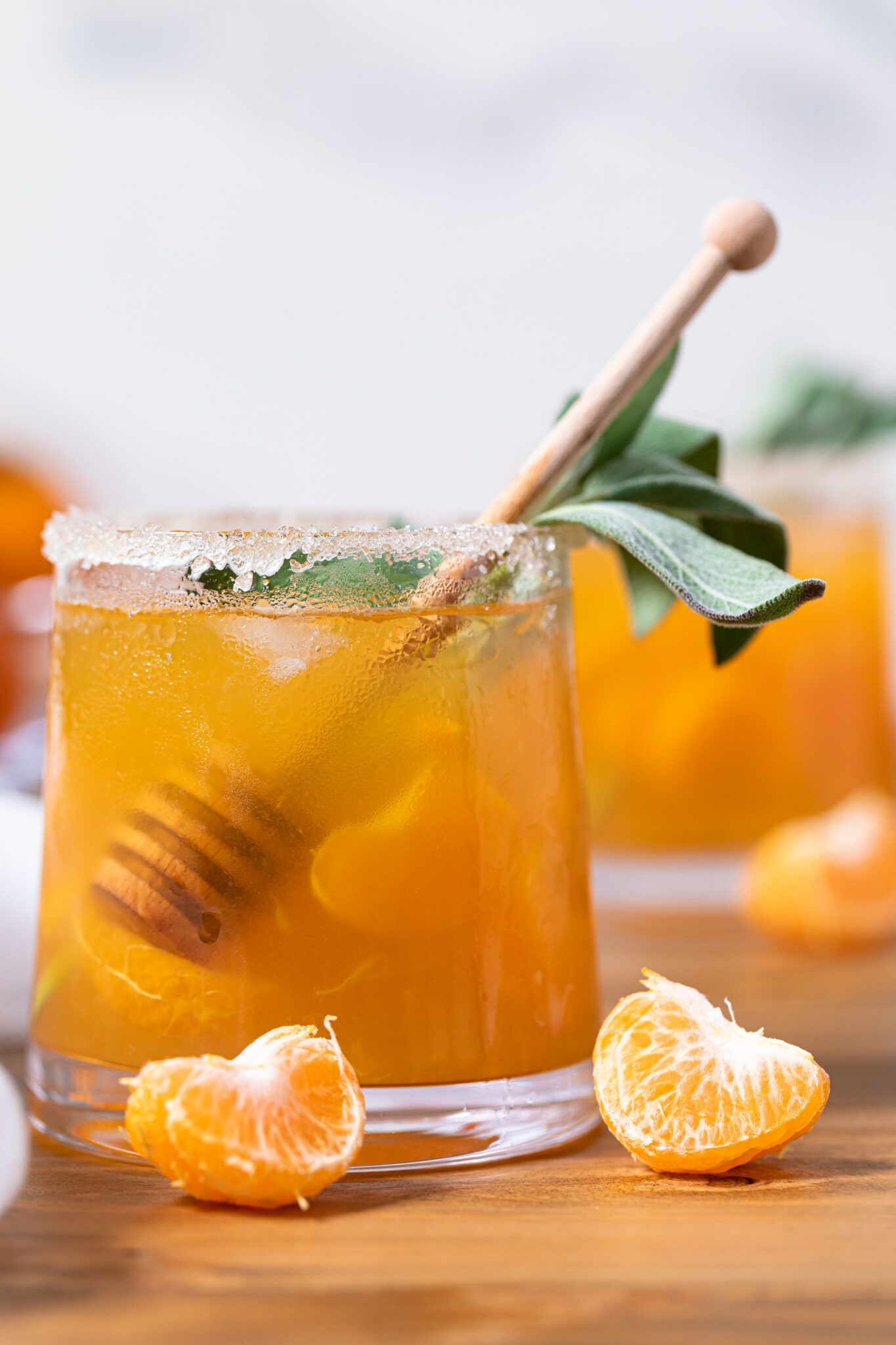 Citrus Honey Collins with Ginger Snap