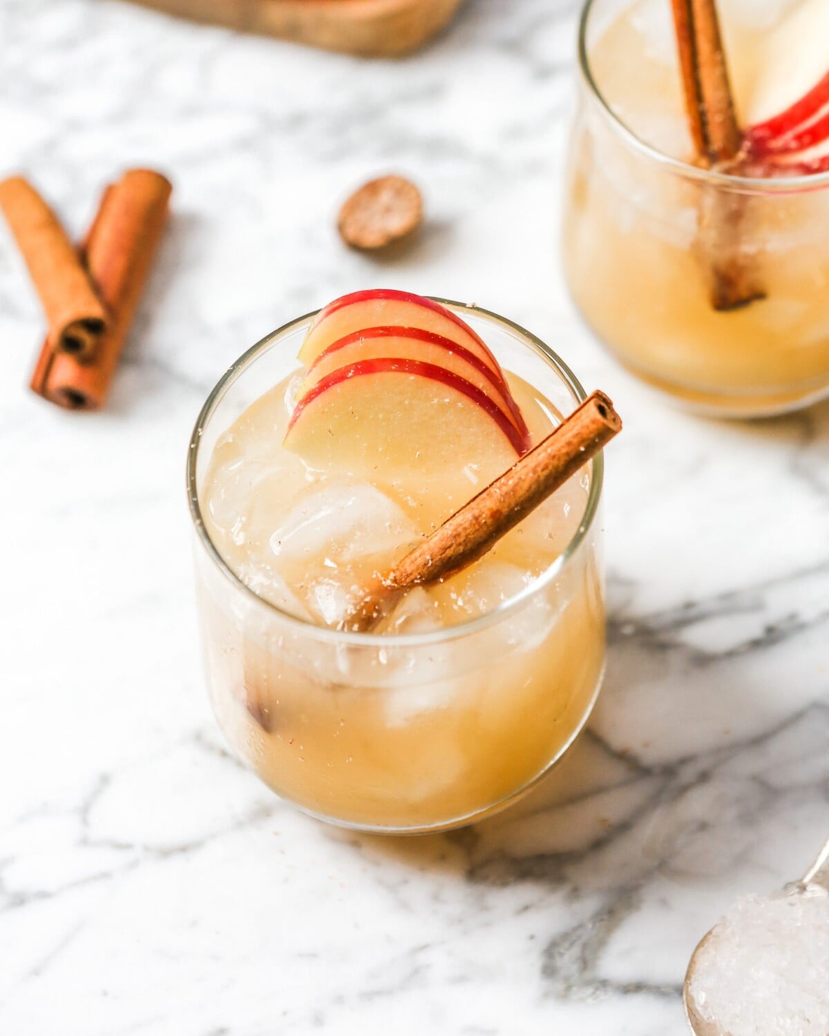 Whiskey Apple Old Fashioned Cocktail