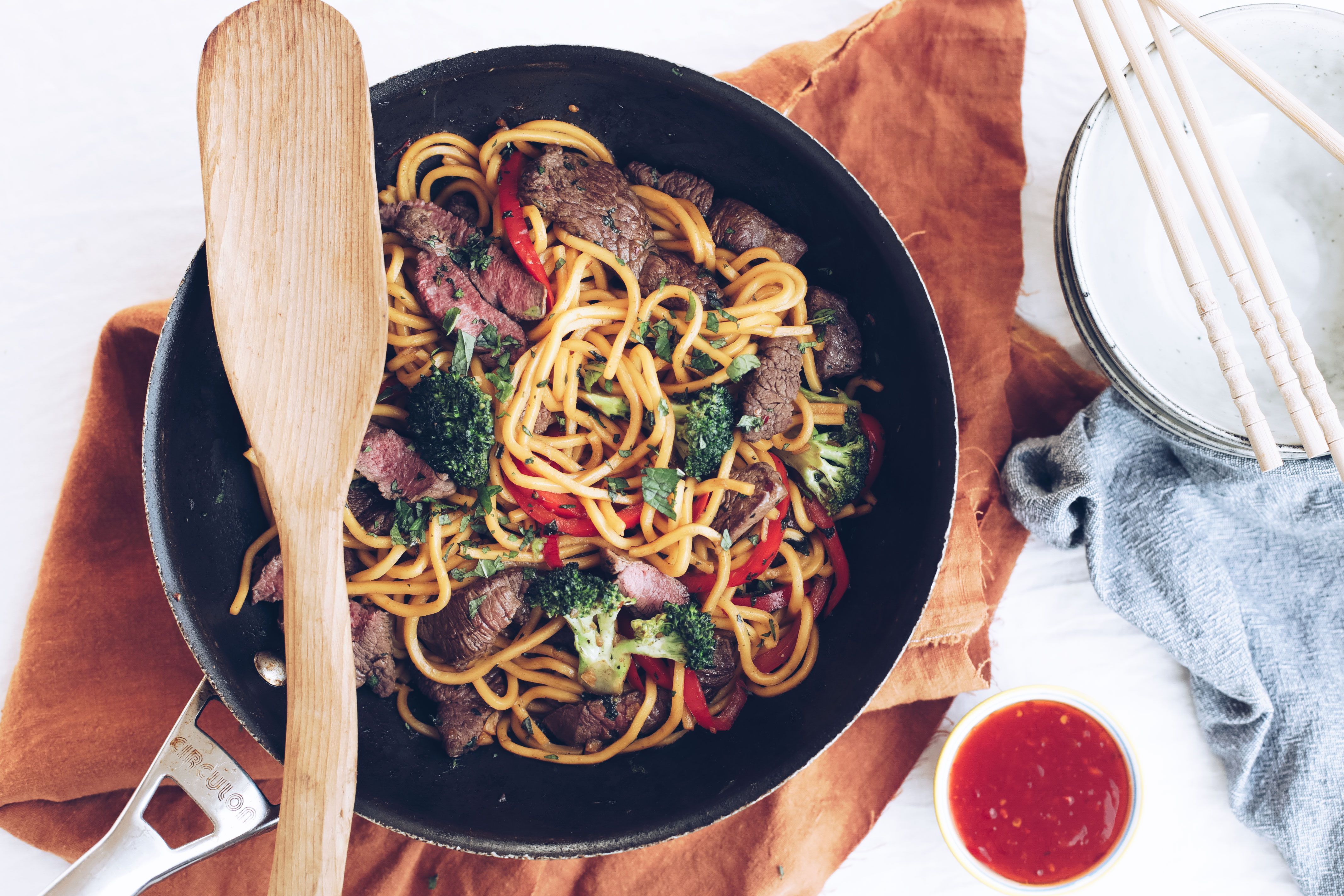 Kangaroo Stir-Fry with Bush Tomato and Native Herbs