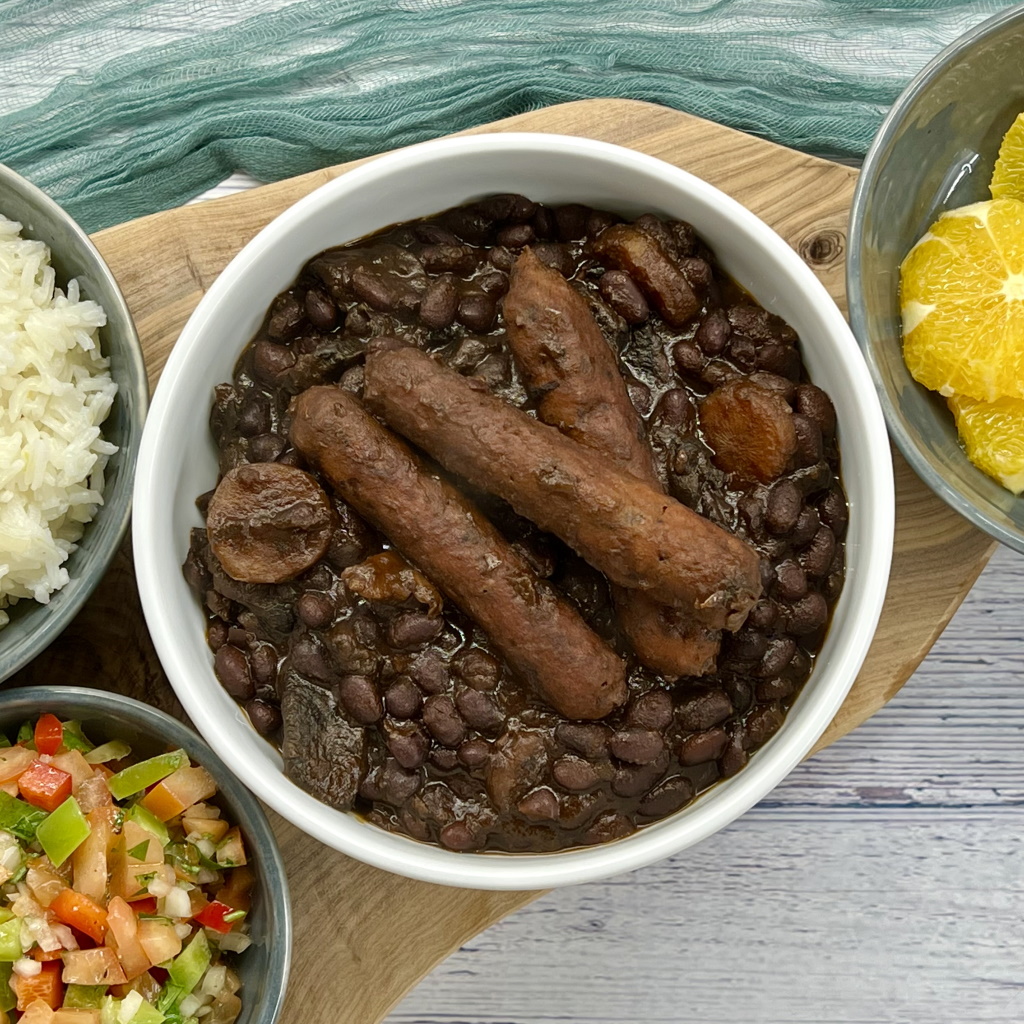 Feijoada-inspired Black Bean Stew with Pork Shoulder