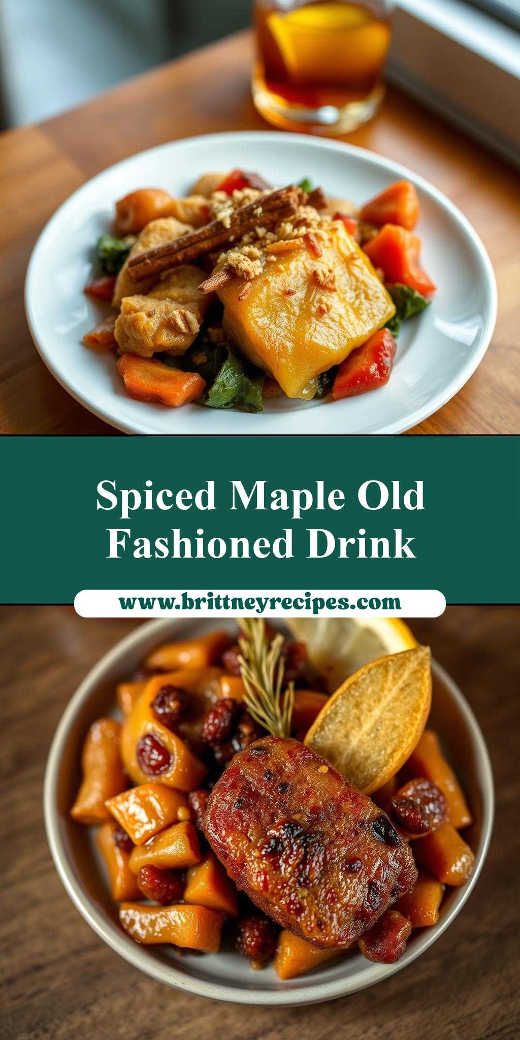 Excellence-Spiced Maple Old Fashioned