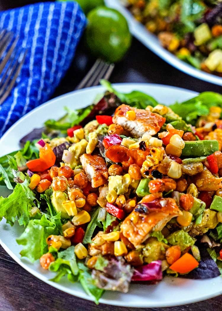 Grilled Citrus-Marinated Chicken with Southwest Corn Salad