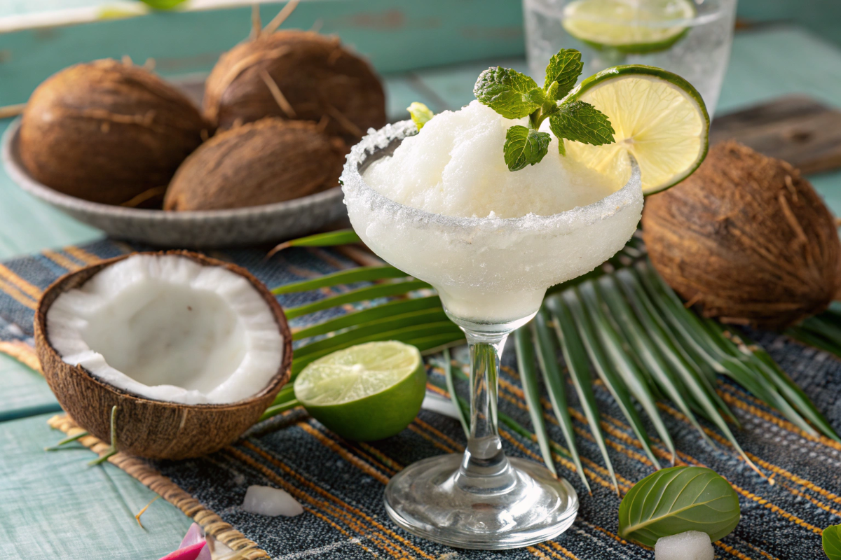 Tropical Coconut Rum Daiquiri