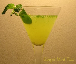 Mint-Pressed Ginger Lime Fizz
