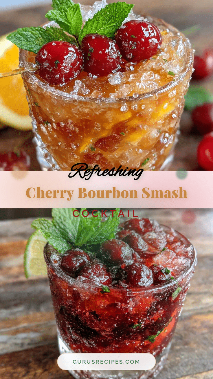 Wicked Cherry Bourbon Smash