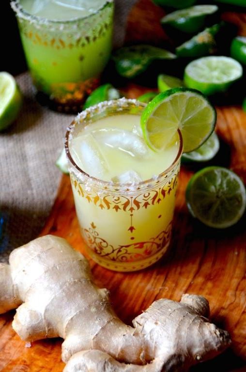 Ginger-Lime Tequila Refresher