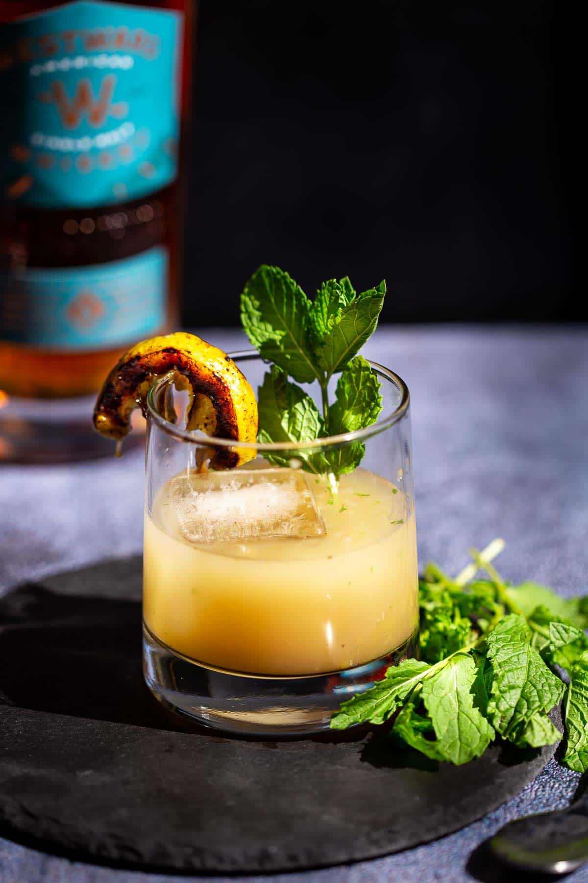 Citrus-Spiced Honey Whiskey Smash