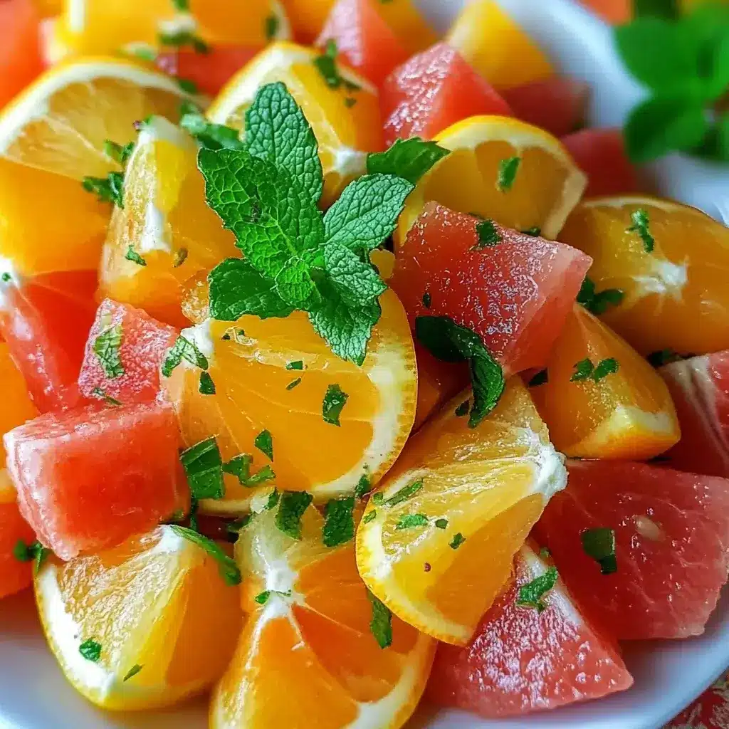 Interactive Web-Inspired Citrus Salad with Mint and Feta