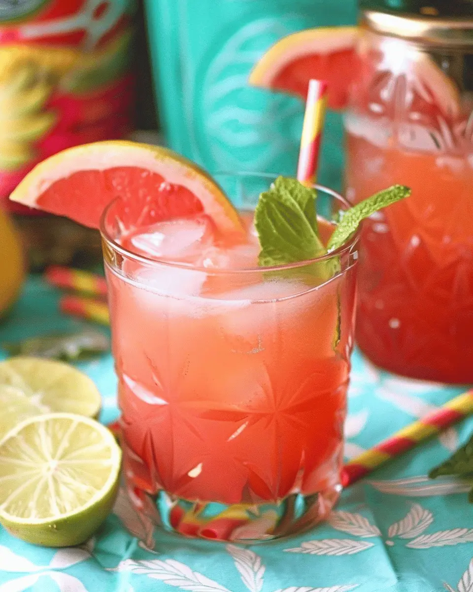 Tropical Tamarind Rum Punch
