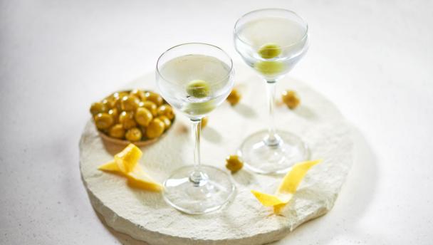 Citrus-Infused Gin Martini Stirred