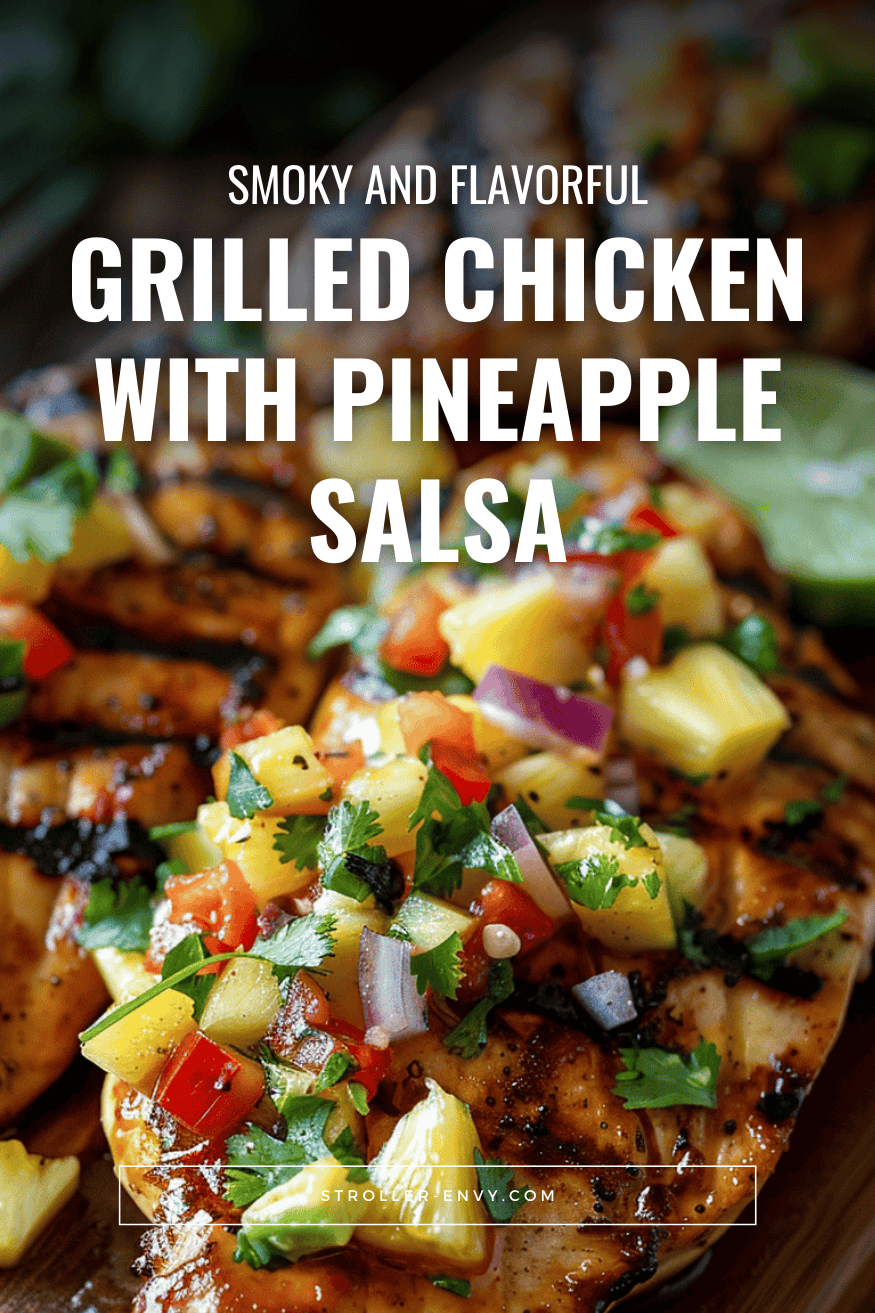 Honey-Lime Grilled Chicken with Charred Pineapple Salsa