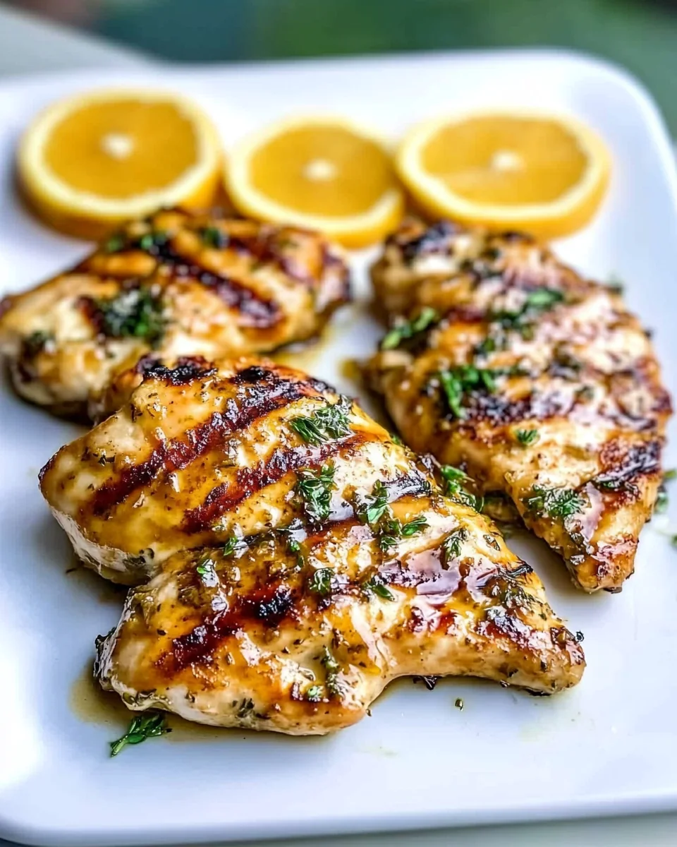 Grilled Citrus-Herb Chicken with Tampa Honey Glaze