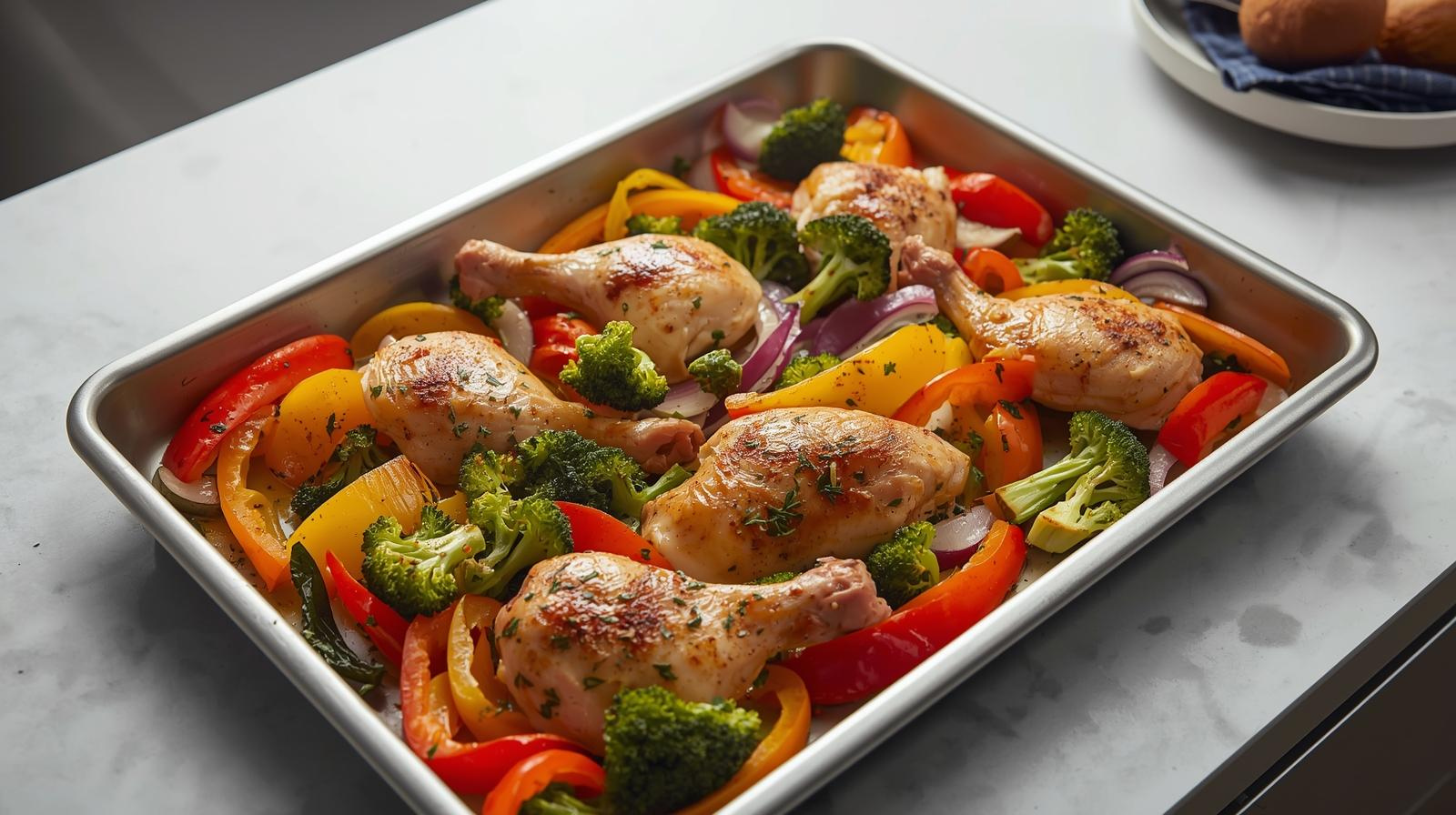 Sheet-Pan Lemon Herb Chicken & Veggies