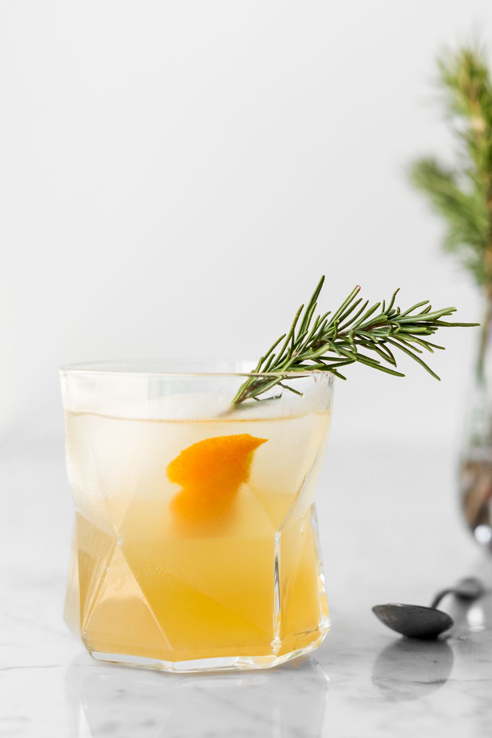 Citrus-Infused Gin Martini with Rosemary