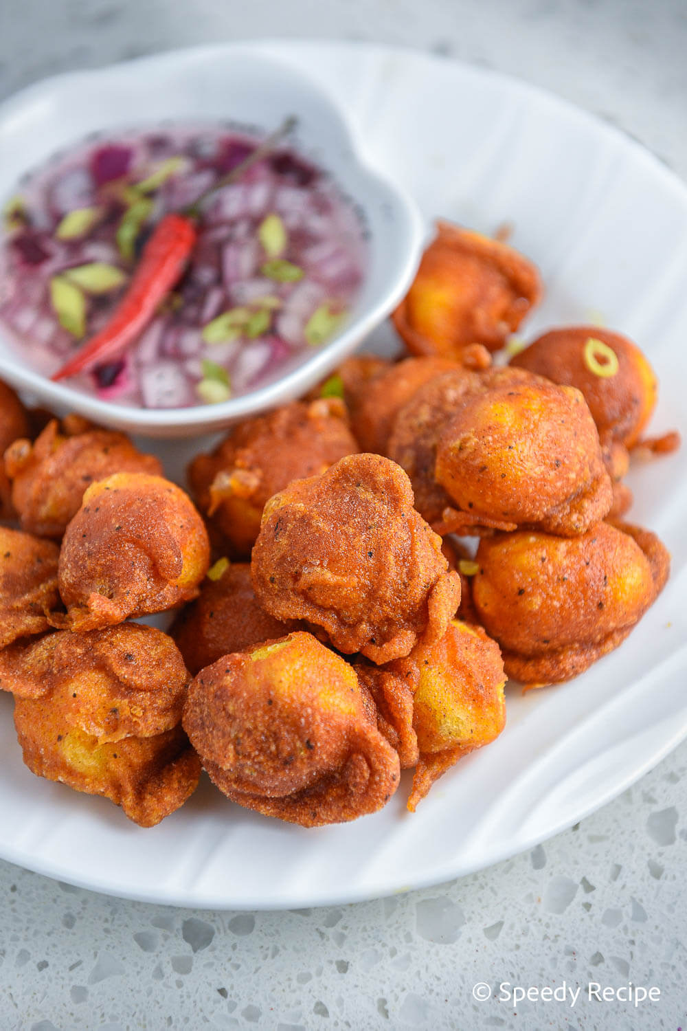 Deep-Fried Kwek-Kwek with Spiced Vinegar Dipping Sauce