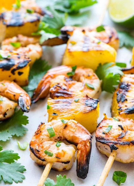 Tiki-Inspired Coconut Shrimp Skewers with Pineapple Glaze