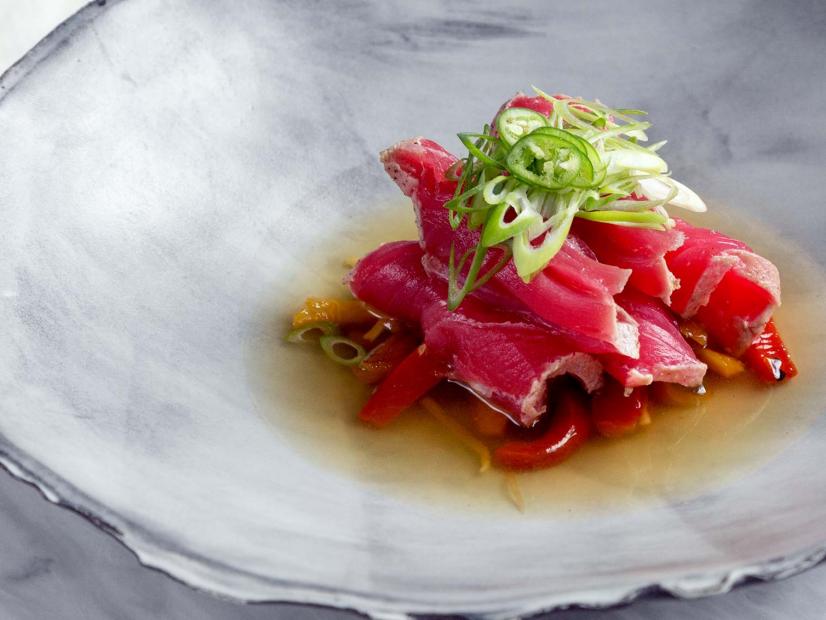 Pan-Seared Tuna Tataki with Ponzu and Sesame