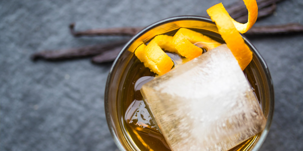 Vanilla-Spiced Rum Old Fashioned