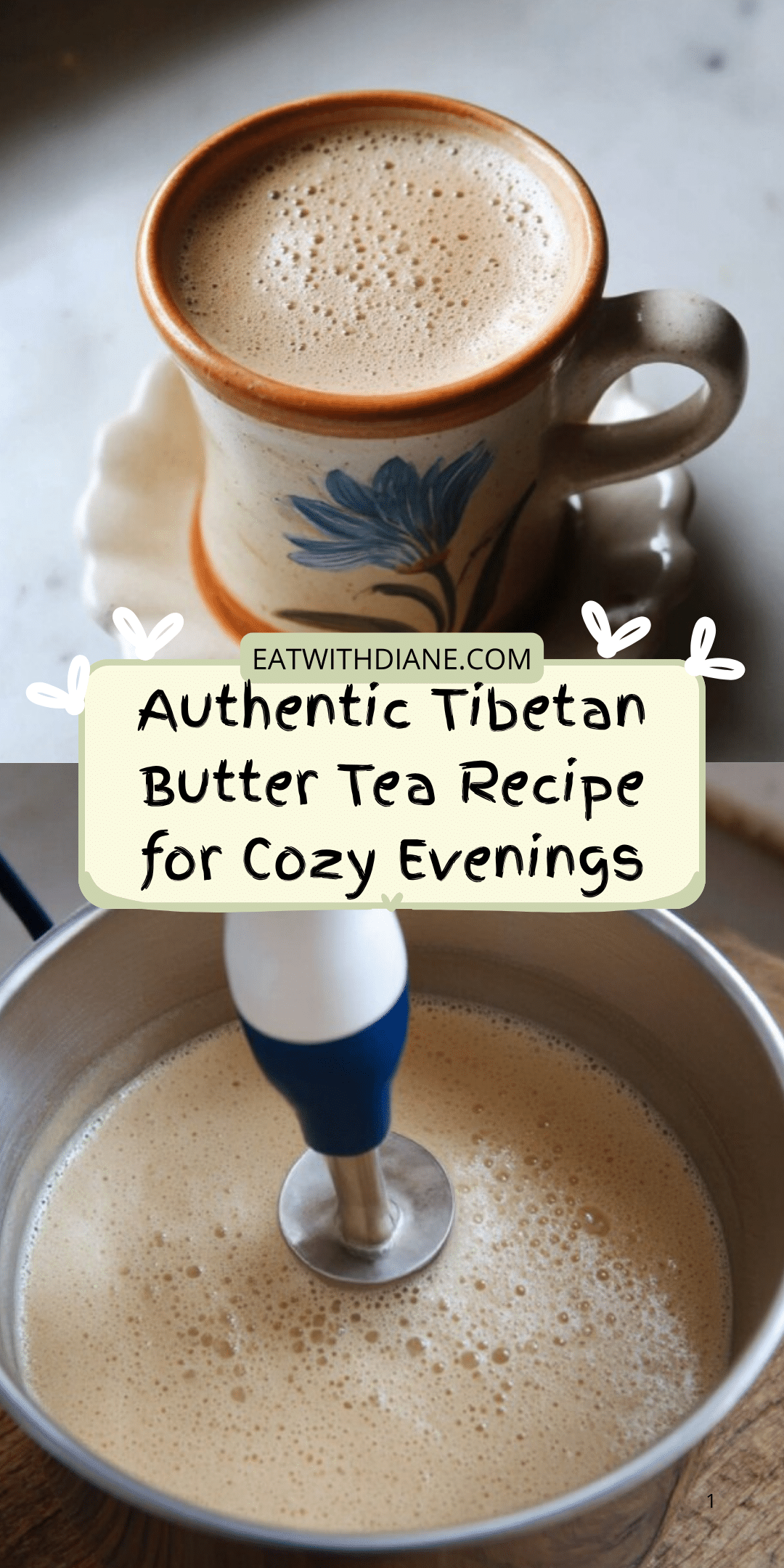 Pan-Fried Tibetan Butter Tea with Roasted Barley Flour