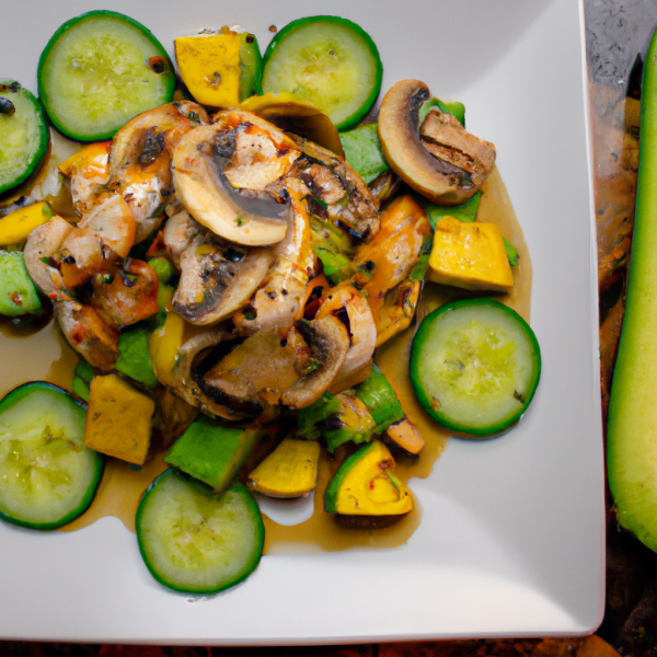 QDOBA-Style Chicken & Avocado Bowl
