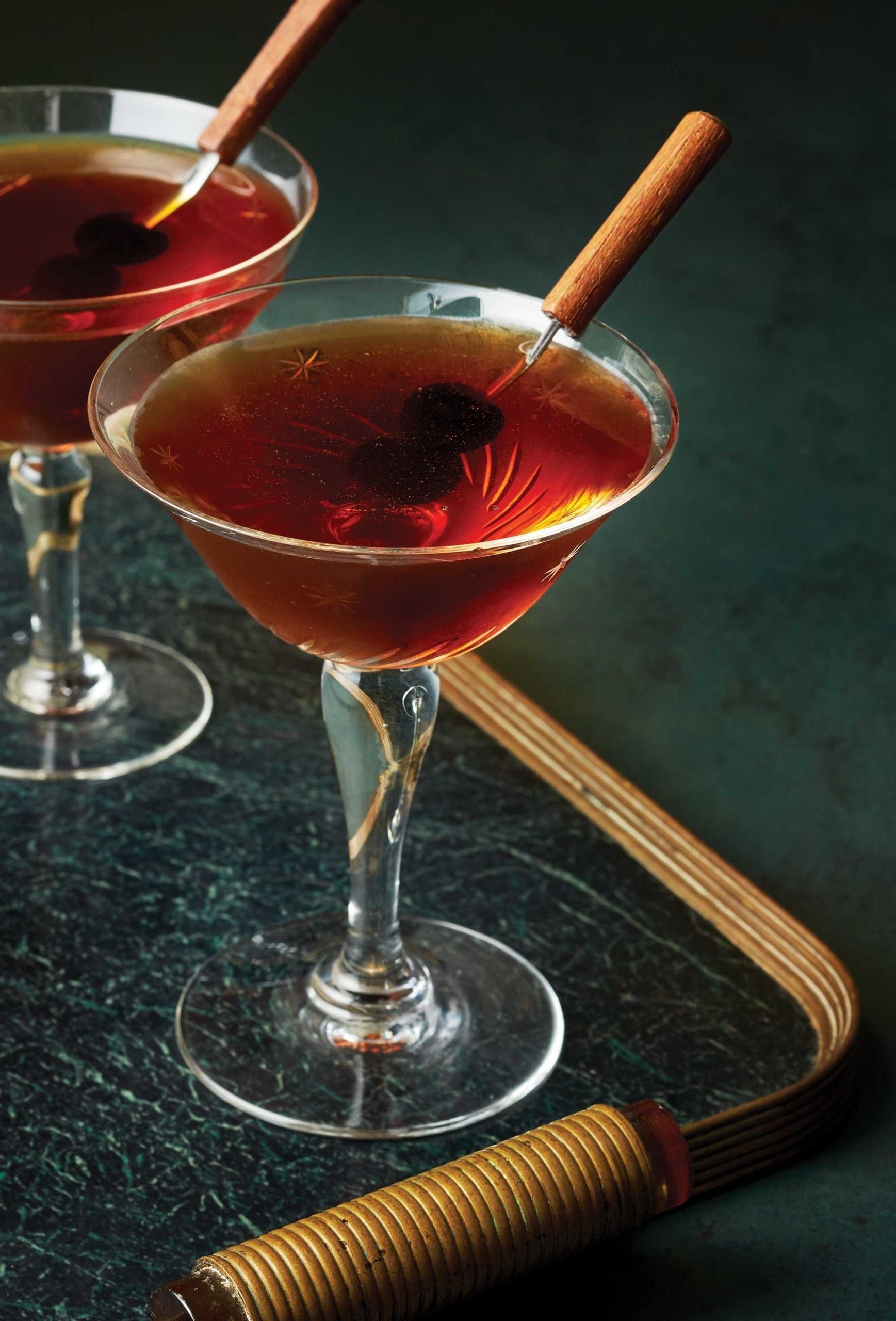 Smoked Orange Rye Manhattan