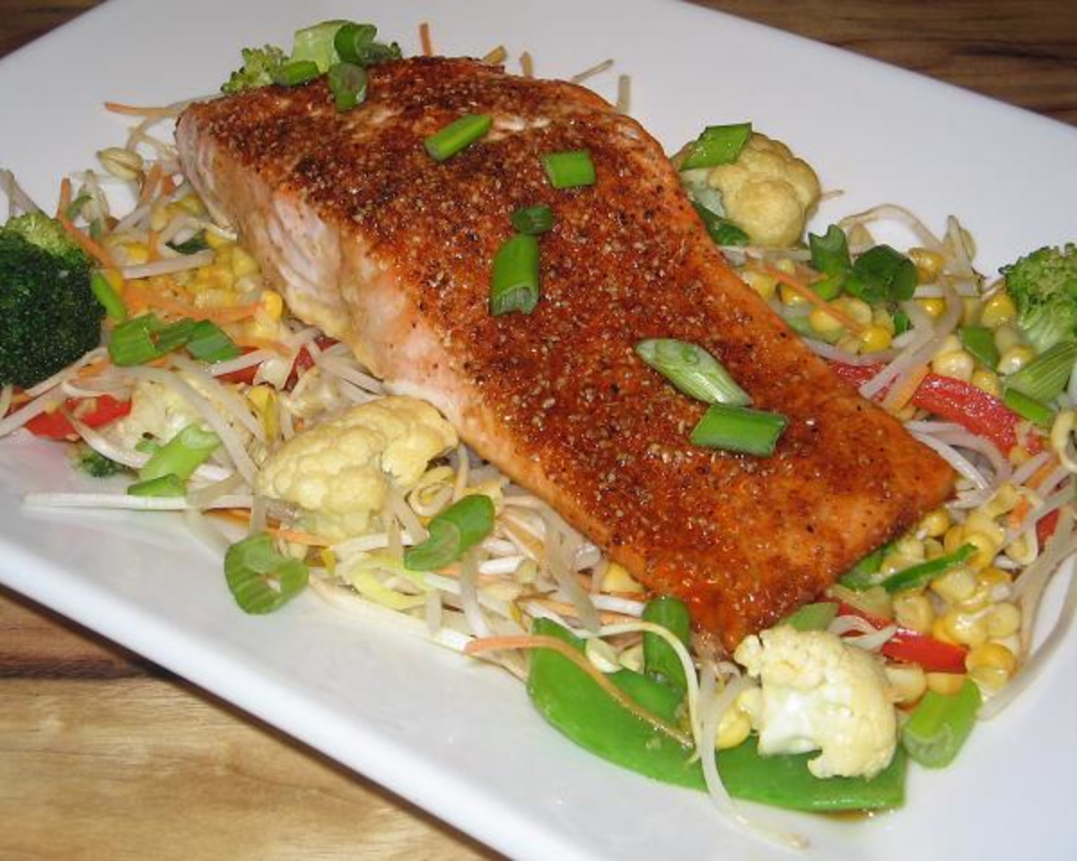 Fire-Grilled Spicy Salmon with Smoky Glaze