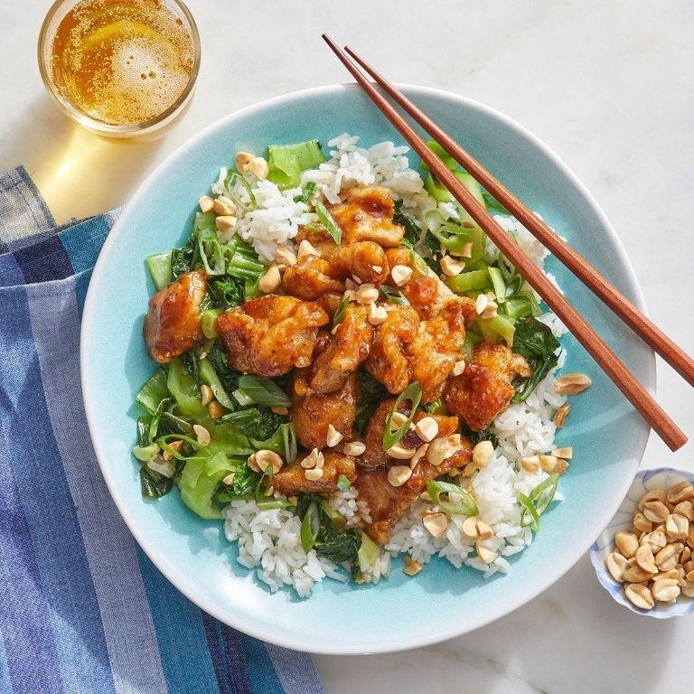 Sheet Pan Hoisin-Glazed Chicken with Bok Choy
