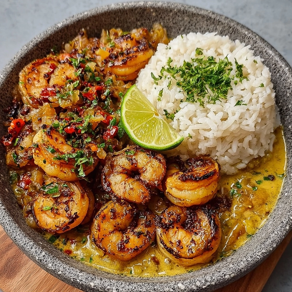 Tropical Tiki Shrimp Stir-Fry with Coconut Lime Sauce