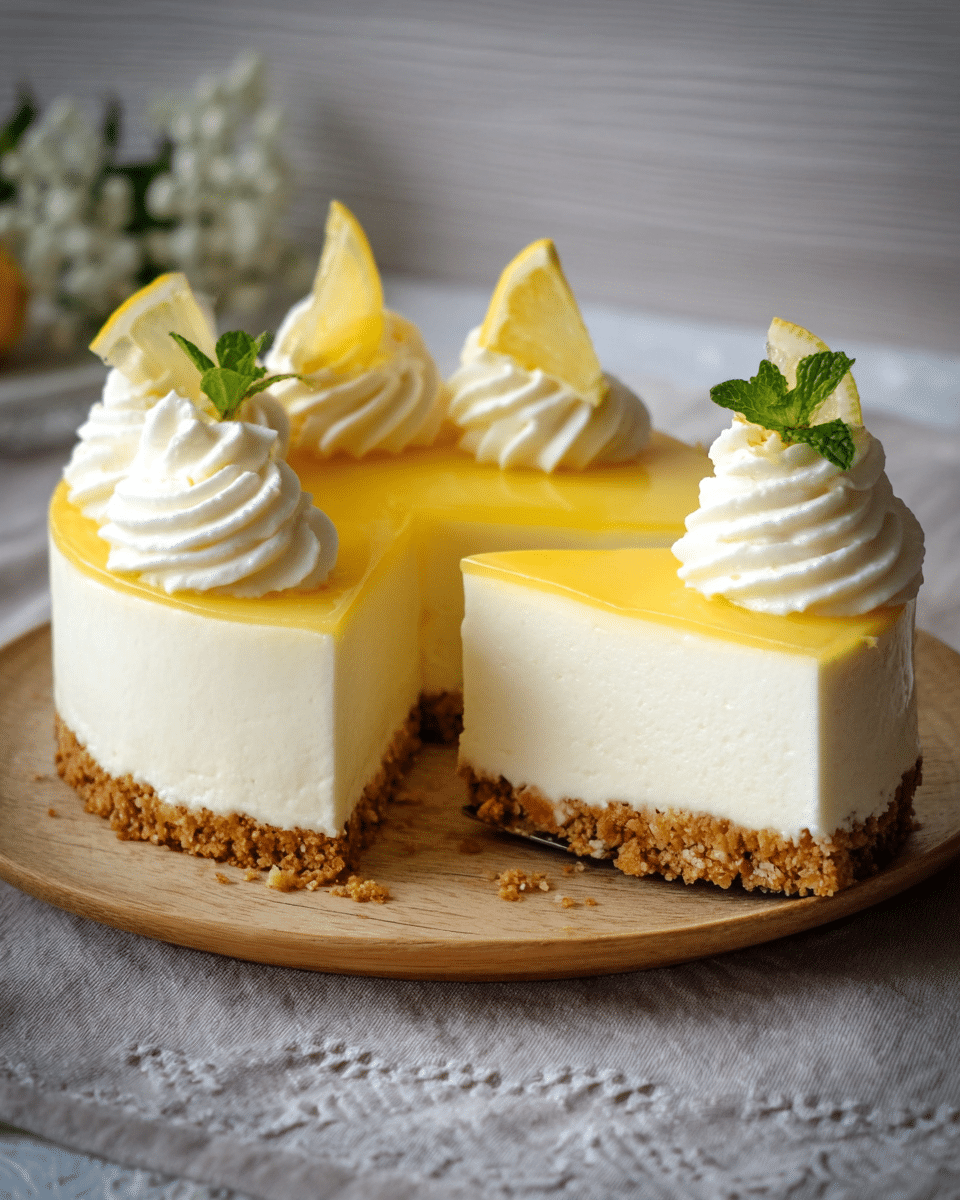 No-Bake Lemon Mascarpone Cheesecake Parfaits