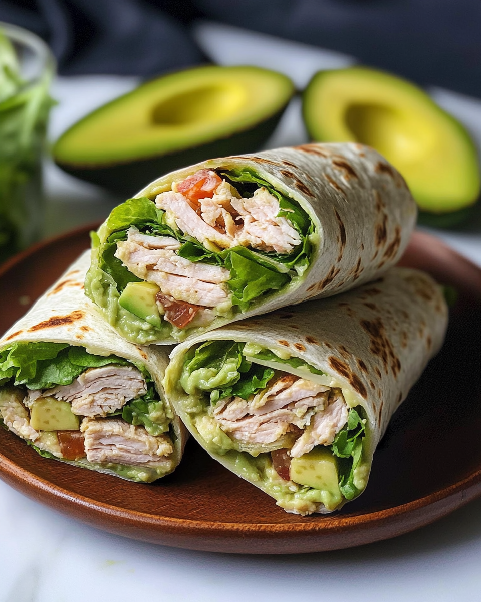 Outdoor Picnic Turkey Wraps with Avocado and Cranberry Aioli