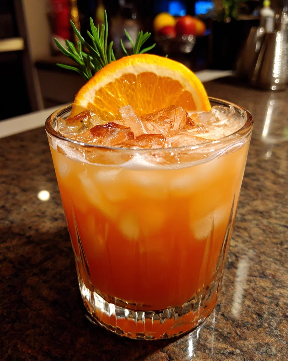 Citrus-Spiced Bourbon Cooler