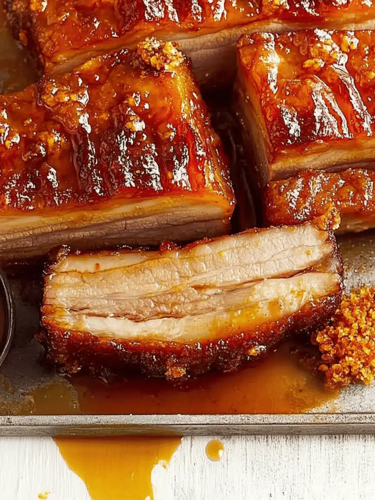 Coconut-Lemongrass Glazed Pork Belly Bites